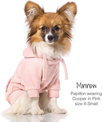 Velour Dog Pet Hoodie Coat for Small, Medium and Large Dogs, Sage, X-Large in Kuwait