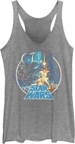 STAR WARS Women's Officially Licensed Vintage Victory Junior's Racerback Tank in Saudi Arabia