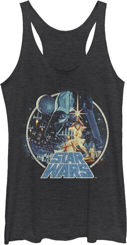 STAR WARS Women's Officially Licensed Vintage Victory Junior's Racerback Tank in Saudi Arabia