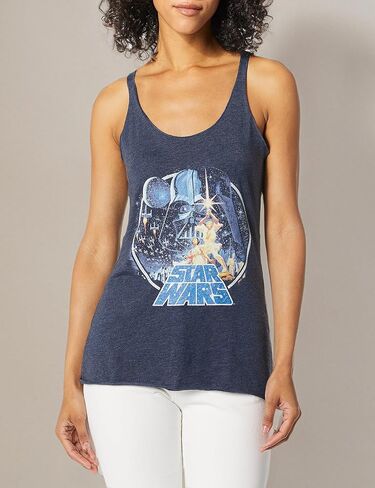 STAR WARS Women's Officially Licensed Vintage Victory Junior's Racerback Tank in Saudi Arabia