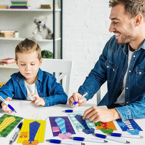 Cinrobiye 24 Pack Father's Day Craft Kits, DIY Best Dad Ever Plate Craft Set with Stickers, Handmade Gift for Dad, Classroom & Home Activities, Art Projects, Birthday Party Favors and Decorationsns in Saudi Arabia