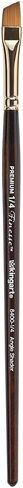 KINGART Premium Finesse 8400-5/8 Angular Shader Series Artist Brush, Synthetic Kolinsky Sable Hair, Short Handle, for Watercolor and Oil Paints, Size 5/8" in Saudi Arabia