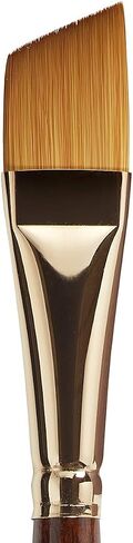 KINGART Premium Finesse 8400-5/8 Angular Shader Series Artist Brush, Synthetic Kolinsky Sable Hair, Short Handle, for Watercolor and Oil Paints, Size 5/8" in Saudi Arabia