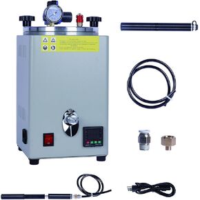 110V Square Manual Pumping Press urized waxing Machine, 0℃-110℃ Adjustable Temperature waxing Machine, Melting Wax Making Wax Jewelry Casting Machine.