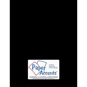 Accent Design Paper Accents Chipboard 8.5"x11" 2X Heavy 90pt Black, 2pc – Durable Book Board for DIY Projects, Book Binding Board, Black Chipboard Sheets for Crafts
