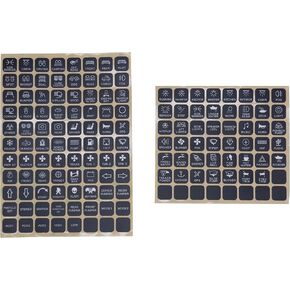 Voswitch Button Stickers Sheet for Vehicle and Boat