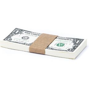 Natural Kraft Brown No Denomination Currency Band Bundles (500 Bands)