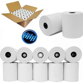 3 1/8" x 190' (50 POS Rolls) Bpa Free Thermal Receipt Printer Paper -318190 BuyRegisterRolls