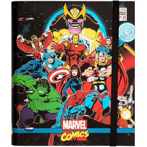 Marvel Avengers 4 Ring Binder - A4 Size - 10.6 x 12.6 inches - 4 Rings