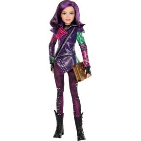 Mattel Descendants Mal Isle of The Lost Tenth Anniversary Fashion Doll with Removable Outfit, Accessory & Bendable Joints, Inspired by The Movies