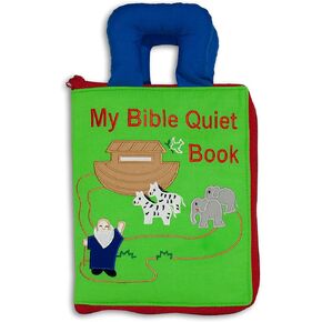My Growing Season My Bible Quiet Book Interactive Fabric Activity Book for Kids | Educational Christian Toy for Toddlers & Preschoolers | Travel-Friendly and Sensory-Rich Soft Book