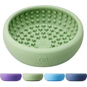 Dog Lick Bowl, Bestalk Anxiety Relief Lick Mat for Dogs, Non-Slip Freeze Licking Bowl Enrichment Puzzle Feeder for Distraction, BPA Free Silicone, Dishwasher Safe