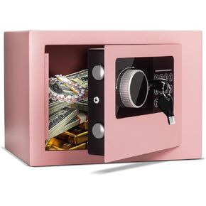 أموال إلكترونية رقمية آمنة ، صندوق قفل أمان الصلب مع لوحة المفاتيح ، ومكتب مجوهرات الأعمال المسلحة المسلحة الآمنة ، 0.23 قدم مكعب ، 9.06 "W x 6.69" D x 6.69 "H （Black） in Kuwait