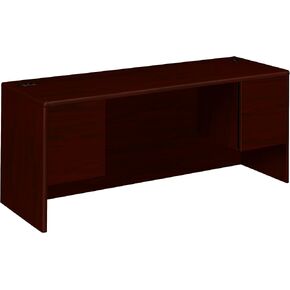 HON 10743NN 10700 72 by 24 by 29-1/2-Inch 3/4 Pedestal Kneespace Credenza, Mahogany Frame/Top