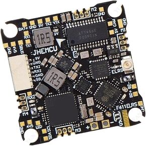 Universal RC FPV Drone Flight Controller 25.5X25.5mm F411ELRS AIO ICM42688P OSD BLHELIS 12A 4in1 ESC ELRS 2.4G Compatible with 1-2S Models