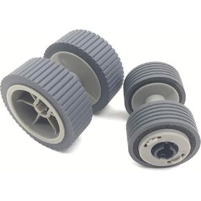 Brake Roller Pick Pickup Roller Set Compatible with fi-6130/fi-6130Z/fi-6140/fi-6140Z/fi-6125/fi-6240/fi-6240Z/fi-6230/fi-6230Z/fi-6225 P/N:PA03540-0001 PA03540-0002
