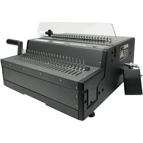 TruBind Heavy Duty Electric Comb Binding Machine | Punch up to 25 Sheets | Bind up to 425 Sheets | 21 Fully Disengageable Dies | 19-Ring Comb | 1-Year Warranty