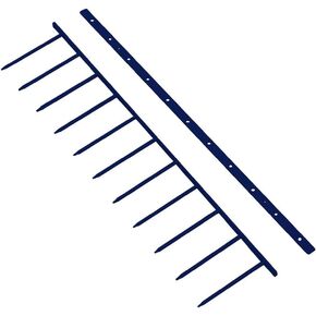 TruBind 11-Inch x 2-Inch Velobind Binding Spines - VBH1102 - Durable - 11 Pins Per 11-Inch Long Spine - Pre-Sized to Fit Letter-Sized Paper - Compatible with Velobind Binding Machines - 100 per Box