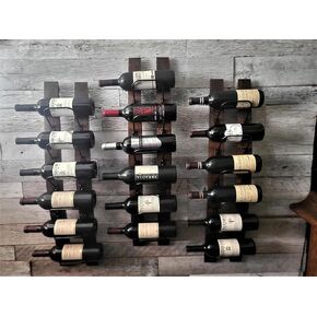 Wine Rack - 6 Bottle Wine Stave Rack - Special Pricing