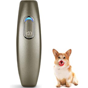 Ultrasonic Dog Barking Deterrent, 2 in 1 Dog Training and Bark Control Device,Anti-Barking Device, Dog Silencer, Ultrasonic Dog Whistle,Indoor&Outdoor,16.4 Ft Large Control Range