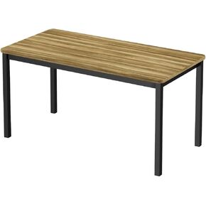 Correll Lab Table with Colonial Hickory and Black Finish LT3672-53-09-53