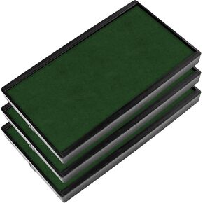 E/30 Replacement Pad Compatible for 2000 Plus Printer 30 - Water Based - Pack of 3 - Black
