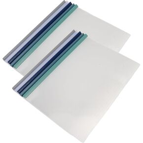 Angoily 10pcs Binding Bars for Document Folders Capacity Slide Grip Binder for School and Office Use Elegant Design with Easy Document Insertion