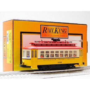 MTH RAILKING Metropolis Transit Bump N GO Trolley O Gauge 30-5248