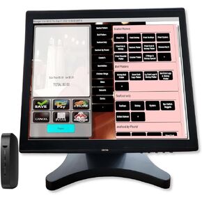 Point of Sale System/POS Terminal / 15" Touch Screen Cash Register for Restaurant, for bar, Cafe Food Small Business Custom Package