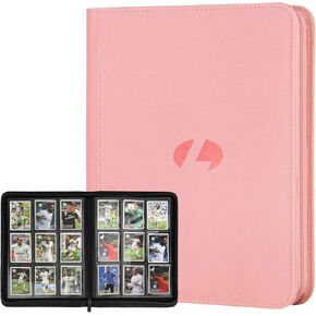 Trading Card Binder, Premium 9-Pocket Double Sided 540 Pocket PU Card Collection Binder, Collectible Trading Card Albums for MTG, TCG, Sports Cards (Black)