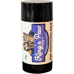 King's Paw Supply Co.- Paw Paw Balm Stick ، ​​Natural Dog Paw Balm and Moisturizer ، حامي مغذي لدرجات الحرارة والتضاريس القاسية ، Lick Safe Paw Palm