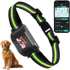 GPS + Wireless Dog Fence & Training Collar – No Subscription, App Geo-Fence 3280ft, 60-164ft Bluetooth Training, 3 Correction Modes, Auto Sleep/Wake, 7-Day Battery, 3-Dog Support (Black)