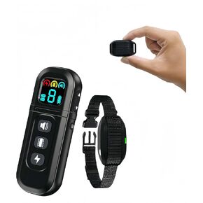 Ultra-Small Dog Shock Collar for 5-15lbs Pound Small Dogs,Lightweight Dog Training Collar, 1900Ft Range, 3 Training Modes Beep, Vibrate, Shock Waterproof Rechargeable E- Collar (Black)