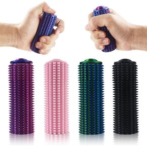 4 Pcs Pain Stim Fidget, 3D Printed Fidget Toys Spiky Grippie Sensory Stress Relief Toys, Novelty Gifts for Friends Family