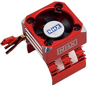 NHX 30mm Alum Case Cyclone Cooling Turbo 1/10 Motor Fan Red