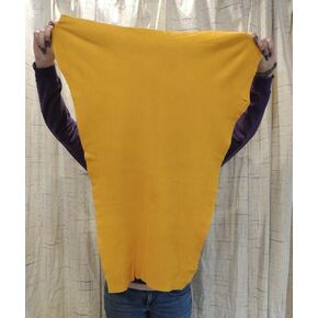 Real Tanned Gold Deer Buckskin Leather Hide - Native Crafts 3-4 SQ Ft (2-3oz)