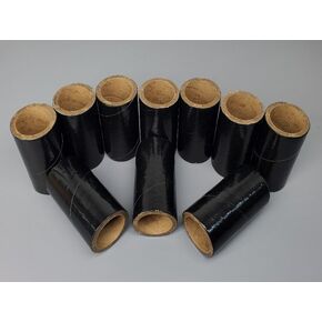 Generic 10pc Firework Cardboard Tubes Black 1-1/4"" x 3"" x 3/16"" Heavy Wall