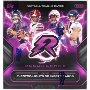 2024 Topps Resurgence Football 6-Pack Mega Trading Card Box (Find Exclusive Electro-Lights SP Inserts)