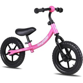 JOYSTAR 12 Inch Balance Bike for 18months, 2, 3, 4, and 5 Years Old Boys and Girls, Lightweight Push Bike with Adjustable Handlebar and Seat, Gift Bike for 2-5 Boys Girls