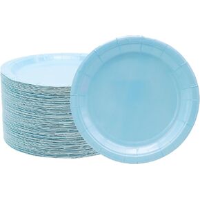 50pcs Sage Green Party Supplies - 7 "لوحات ورقية يمكن التخلص منها للحلوى ، زفاف الغابة ، دش الطفل الزفاف ، ديكور عيد ميلاد