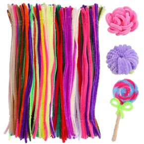 Lurrose 400pcs Pipe Cleaners: 20 Colors Pipe Cleaners Craft - Chenille Stems for Arts and Crafts Projects Creative DIY Decorations