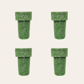 Set of 4 Floral Foam Cemetery vase Inserts - Flower Foam for Crafts Headstone Decorating DIY Projects
