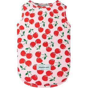 Fitwarm Ice Print Dog Cooling Vest, Summer Clothes for Small Dogs, Pet Outfit, Blue, White, Small