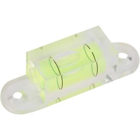 أداة قياس الفقاعة ABS ABS Acrylic Clear Crystal Tool ، ثقوب التثبيت لمعايرة التوازن ، مناسبة للمقياس الإلكتروني ، منصة الكاميرا