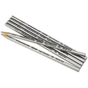Verithin Colored Pencils, Metallic Silver, Dozen, Sold as 12 Each