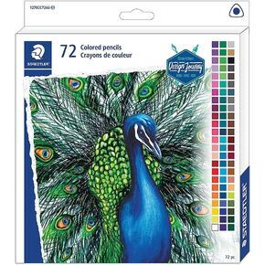 STAEDTLER Triangular Professional Colored Pencils, Assorted Colors, 72/Pack (1278CC72A6)
