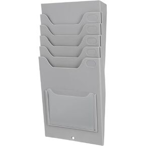 ARTIBETTER Warehouse Material Cards Rack Card Holder with Slots for Organized Attendance for Use for Employee Entrance