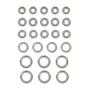 RC Spare Part Compatible with Axial for RBX10 for Ryft 1/10 RC Crawler Car Upgrade Parts Spare Accessories 25Pcs Steel Ball Bearing Set