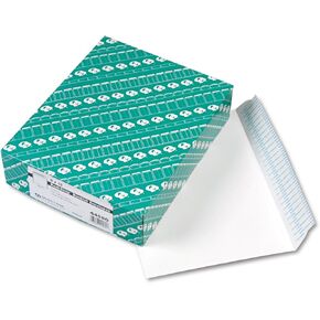 Quality Park Open-Side Booklet Envelope, #10 1/2, Cheese Blade Flap, Redi-Strip Adhesive Closure, 9 x 12, White, 100/Box