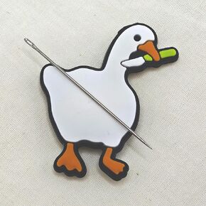 3 Pack Goose Needle Minder Magnet Cross Stitch Needle Minder Magnet Goose Embroidery Magnetic Needle Holder Needlework Accessories